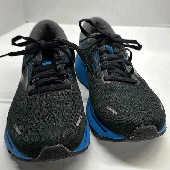 Brooks Sneakers Ghost 14 Running Shoes Athletic Shoe Black Blue Mens 8.5 Wide main image 5